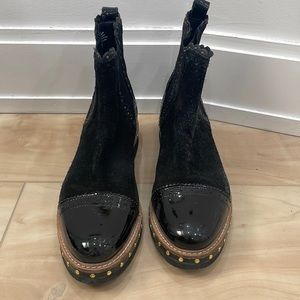 Free people black combat boots